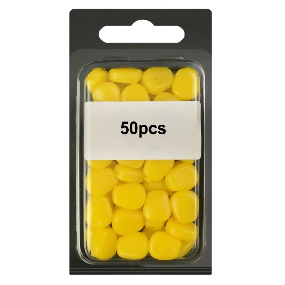 50Pcs PVC Soft Corn Fishing Lures for Enhanced Fish Luring Effect
