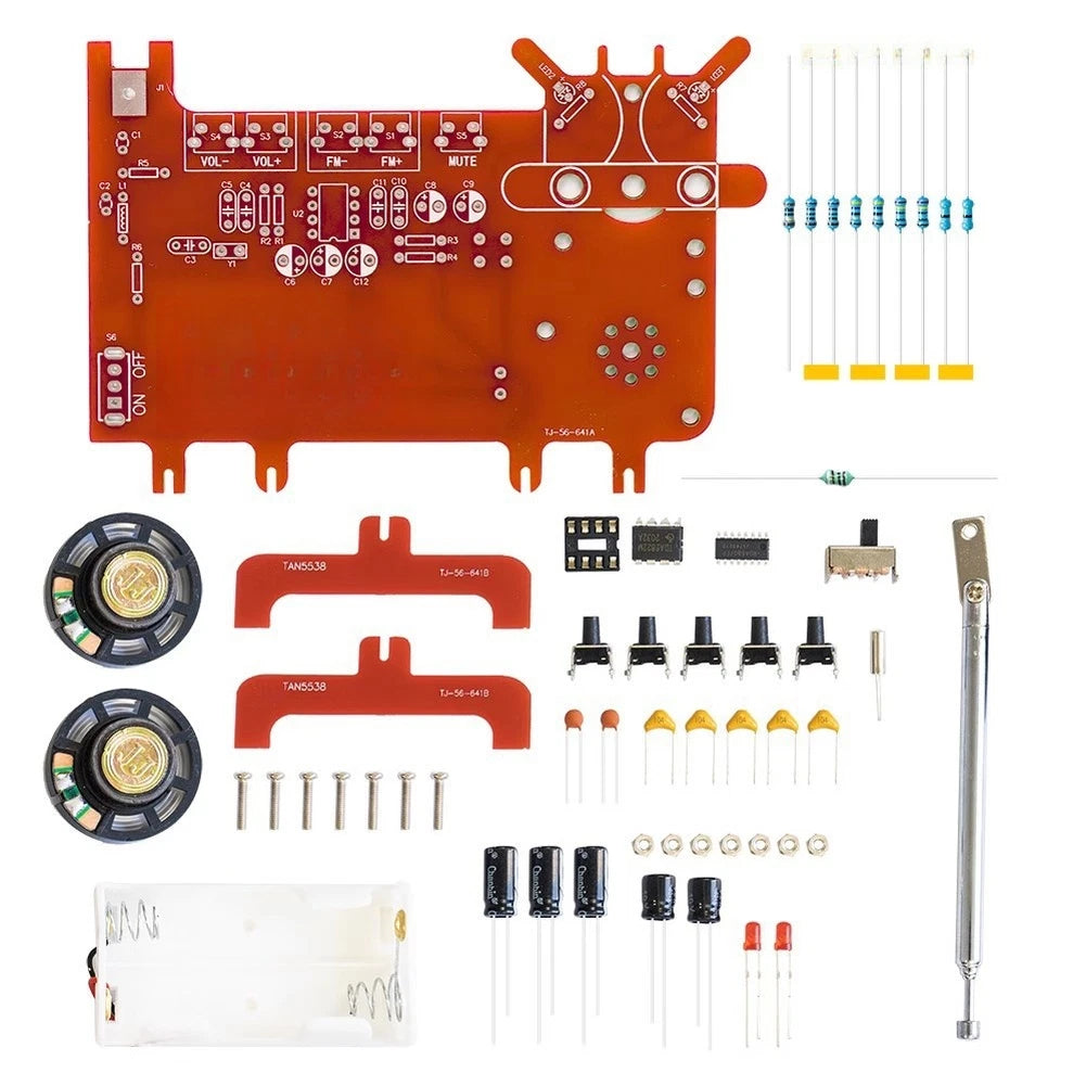 RDA5807 FM Radio Module for DIY Soldering Kit (Auto Scan, Volume Control)