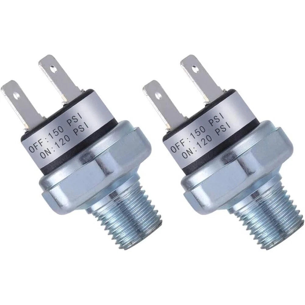2X Air Compressor Pressure Control Switch 120 On 150 Off PSI 1/4 NPT