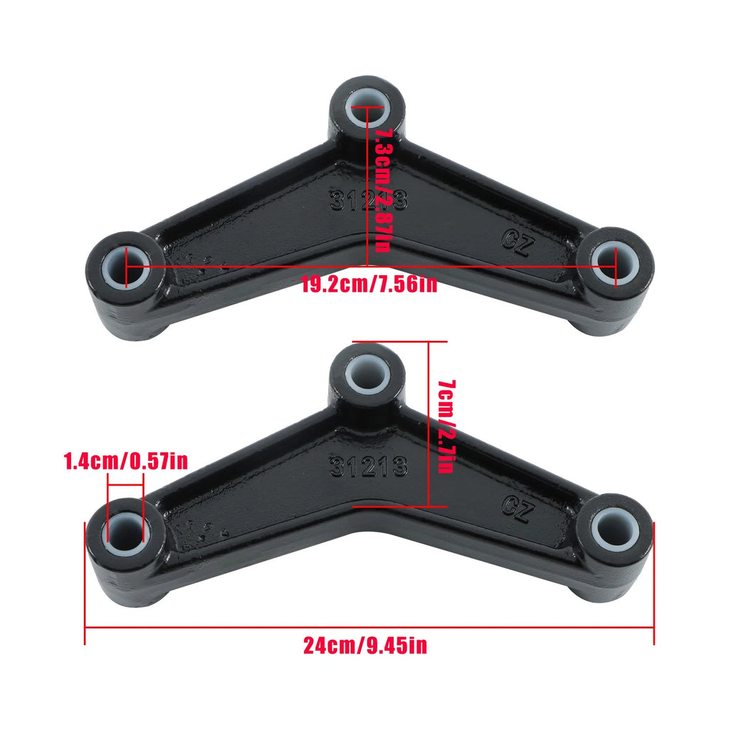 2X Nylon Bushings for Trailer Spring Equalizers (9/16")