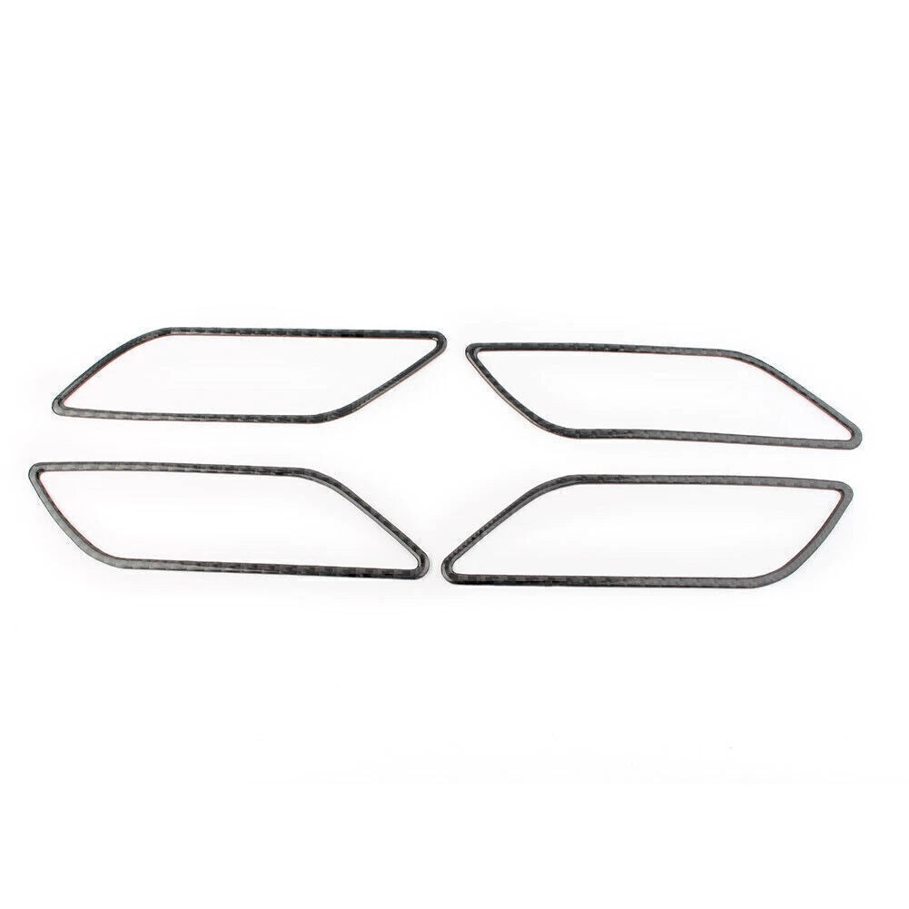 Set of 4 Carbon Fiber Inner Handle Trim for Audi A3 S3 (2014–2018)