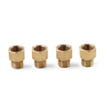 4X Brass Pipe Fitting G1/4 Adapter Connector Hex Coupling