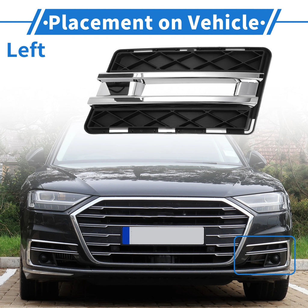 Front Left Fog Light Grill Replacement for Mercedes-Benz GLK-Class (2013–2015)