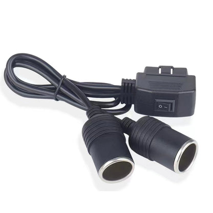 OBD2 Diagnostic Tool Power Adapter for Universal Vehicles (16 Pin)