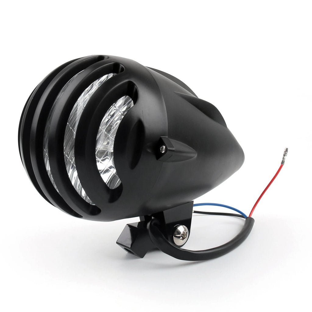 5.5" Black Bullet Headlight for Chopper Cruiser