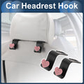 2 Pcs Universal Car Seat Headrest Hook for Hanging Purses (Pink)