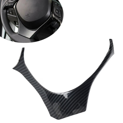 Carbon Steering Wheel Panel Trim for Toyota C-HR (2016–2023)