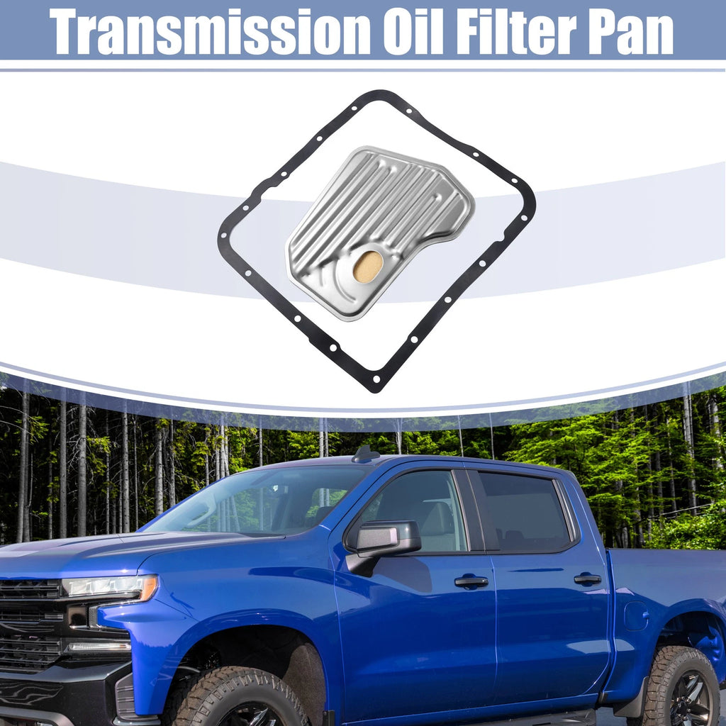 Transmission Filter Oil Pan Gasket Replacement Set for Chevrolet (1999–2013)