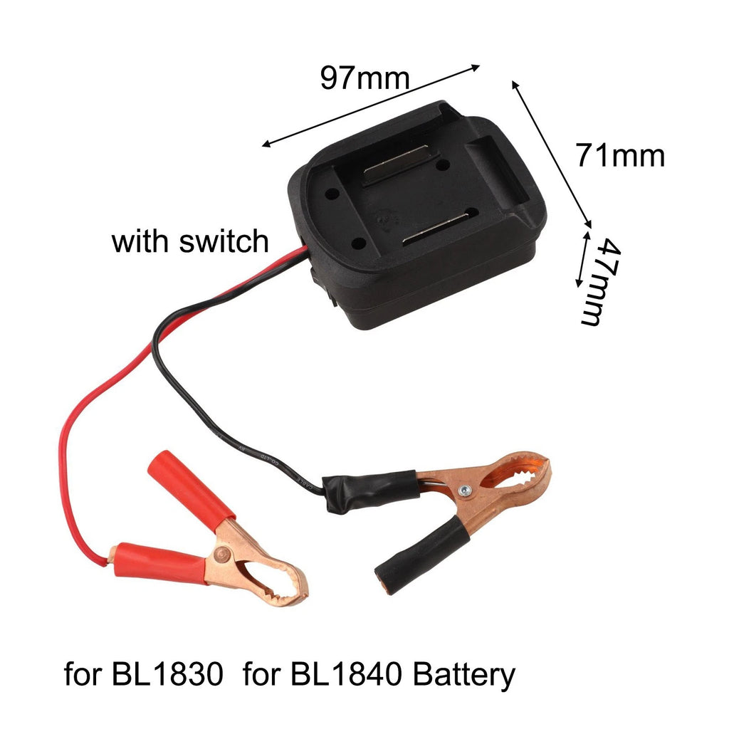Battery Converter Adapter for BL1830 BL1840 (Portable Car Starting Device)