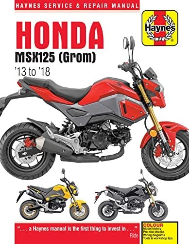 Service Manual for Honda MSX125 GROM (2013–2018)