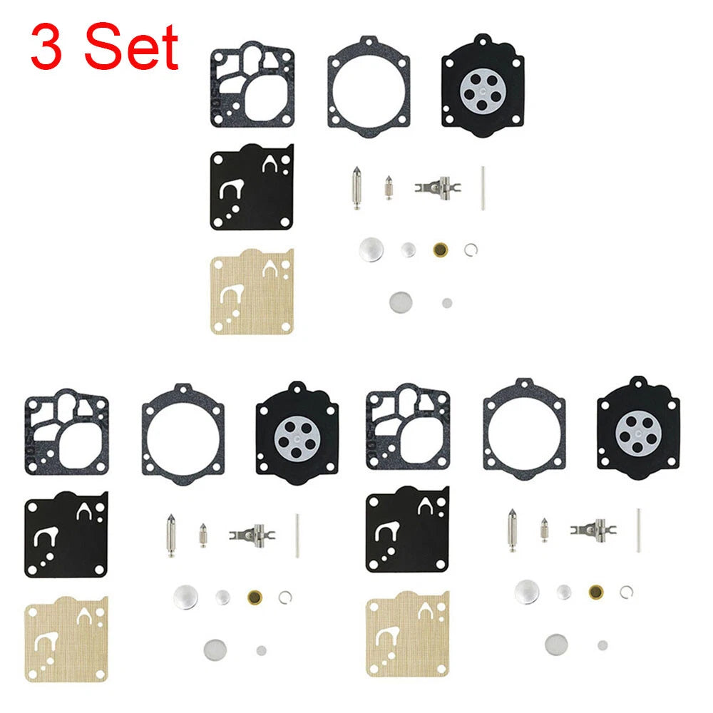 Set of 3 Carburetor Gasket Kit for Stihl MS650 MS660 (Walbro K15-WJ K12-WJ)