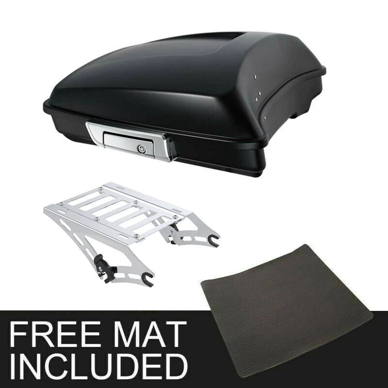 Matte Black Razor Trunk Mount Rack for Harley Electra Road Glide (2014–2026)