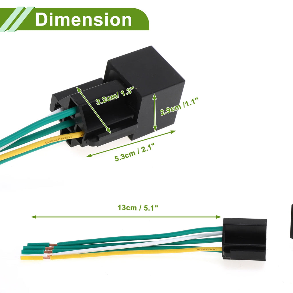 1 Pc 5 Pin 12V 40A Waterproof Auto Relay for Car with Harness Socket