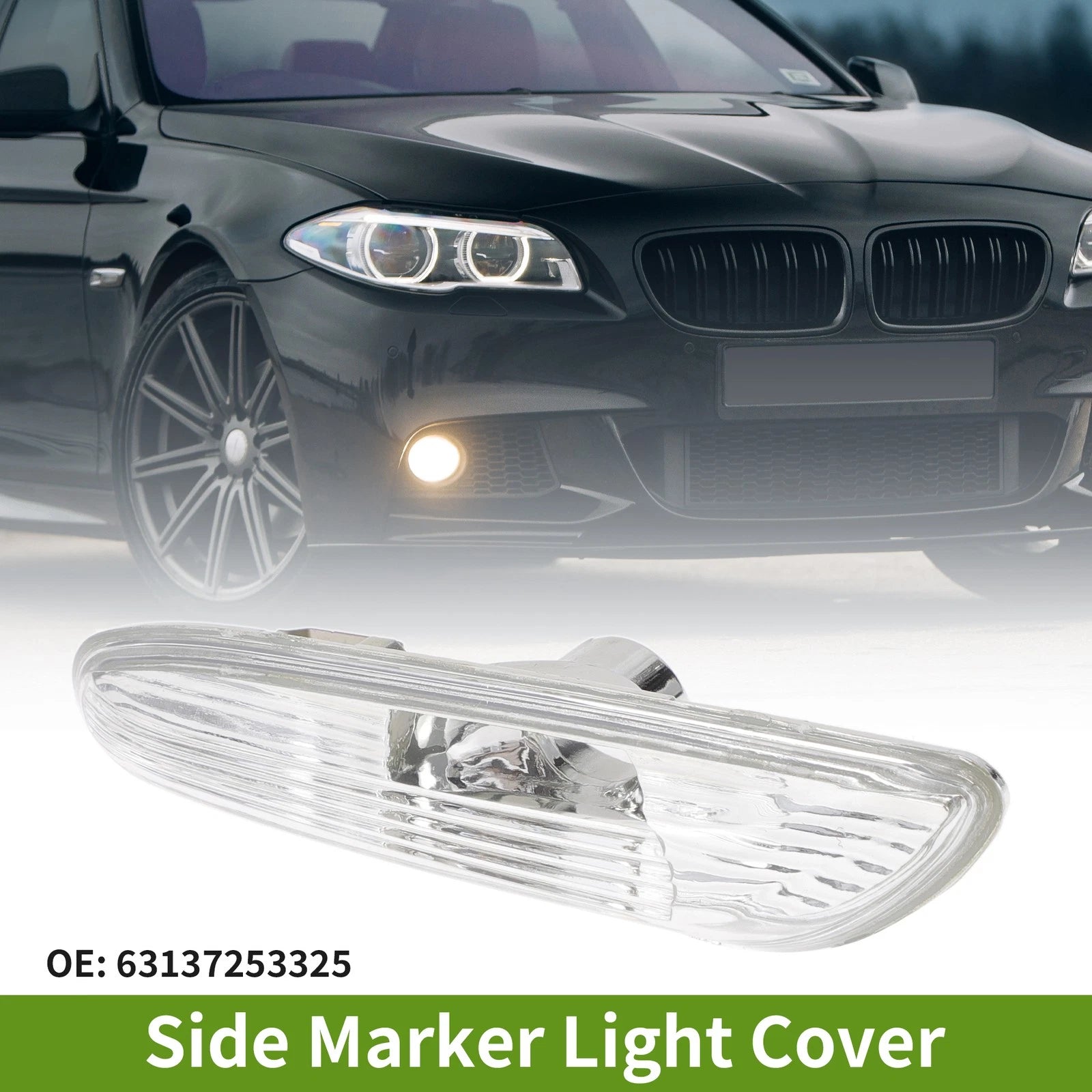 Right Side Marker Light Cover Replacement for BMW 3 Series E90 (2006–2010)