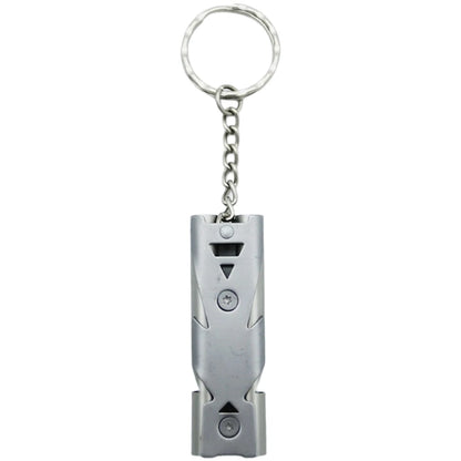 Double Tube Survival Whistle 150DB with Keychain for Outdoors