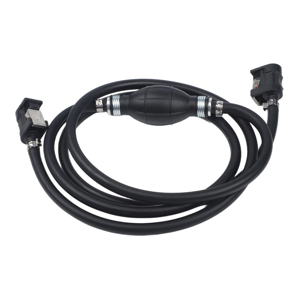 2m Fuel Line Assembly for Marine Applications (Rubber Nylon)