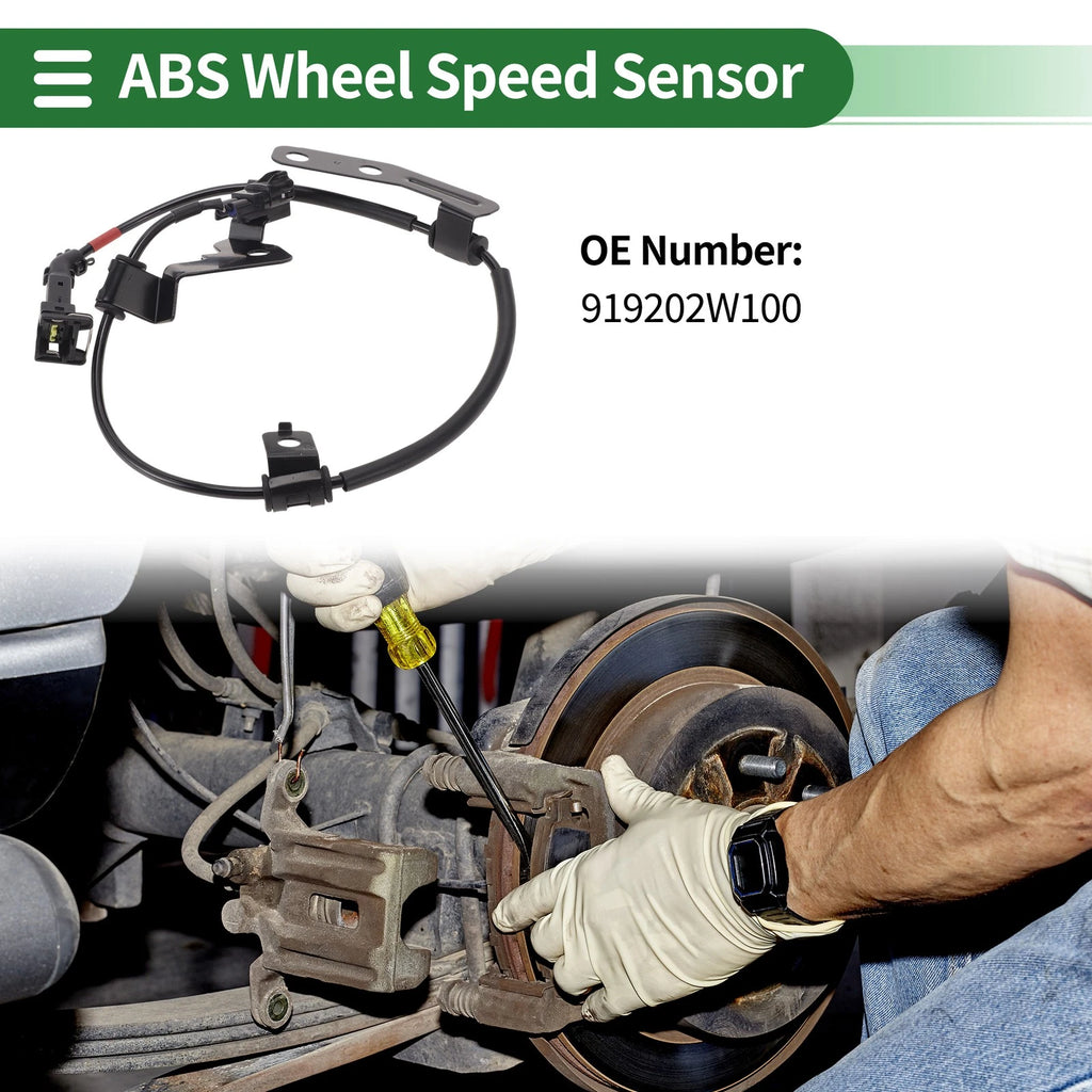 ABS Wheel Speed Sensor Rear Right Replacement for Hyundai Santa Fe (2001–2012)