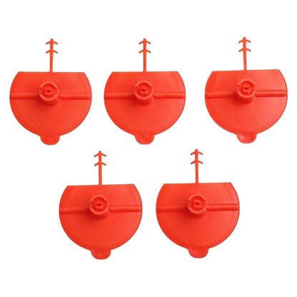 Set of 10 Urethane Flat Fan Nozzles for Polyurethane Foam (4.8x3.7cm)