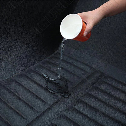Set of 5 Universal Black Waterproof Skidproof Car Floor Mats