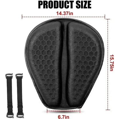 3D Honeycomb Gel Seat Cushion for Motorcycle (Universal Fit)