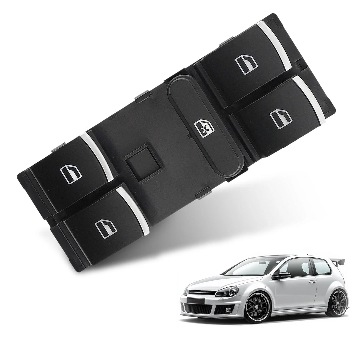 10 Pins Power Window Switch for VW Passat Tiguan Jetta Golf CC (2006–2019) 5K0959857