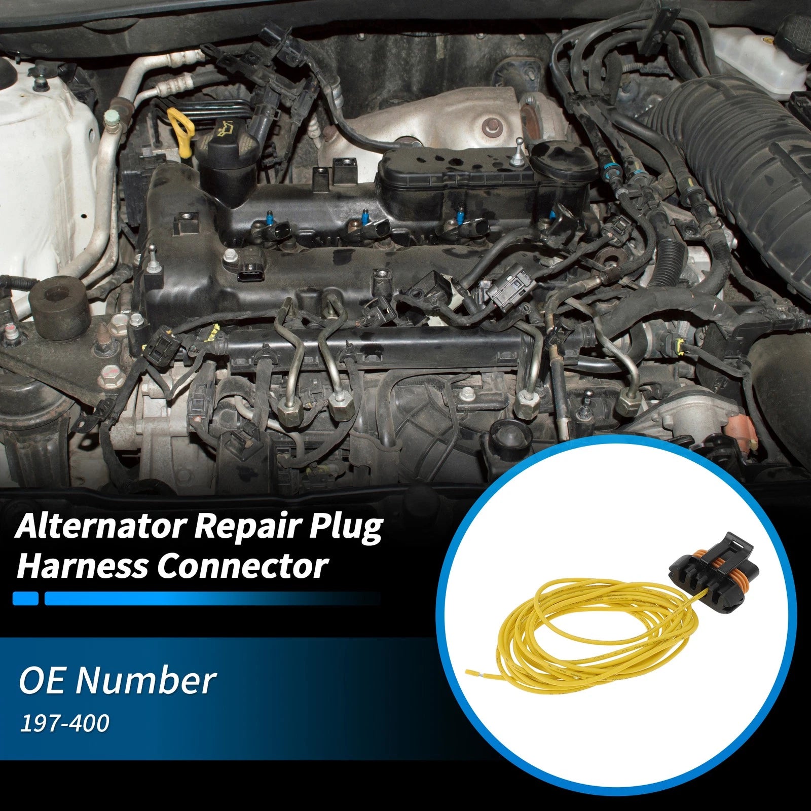 Alternator Repair Plug Harness Connector for Chevrolet Malibu (2000–2010)