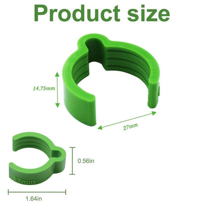 10X 27mm Coiled Hose Clips for D27 Dust Extractor Hoses