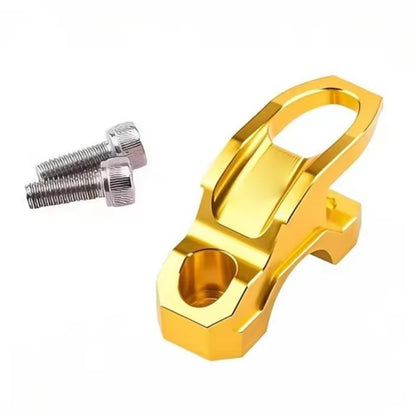 Scooter Brake Pump Holder Clamp Bracket with Helmet Hook for Convenient Storage