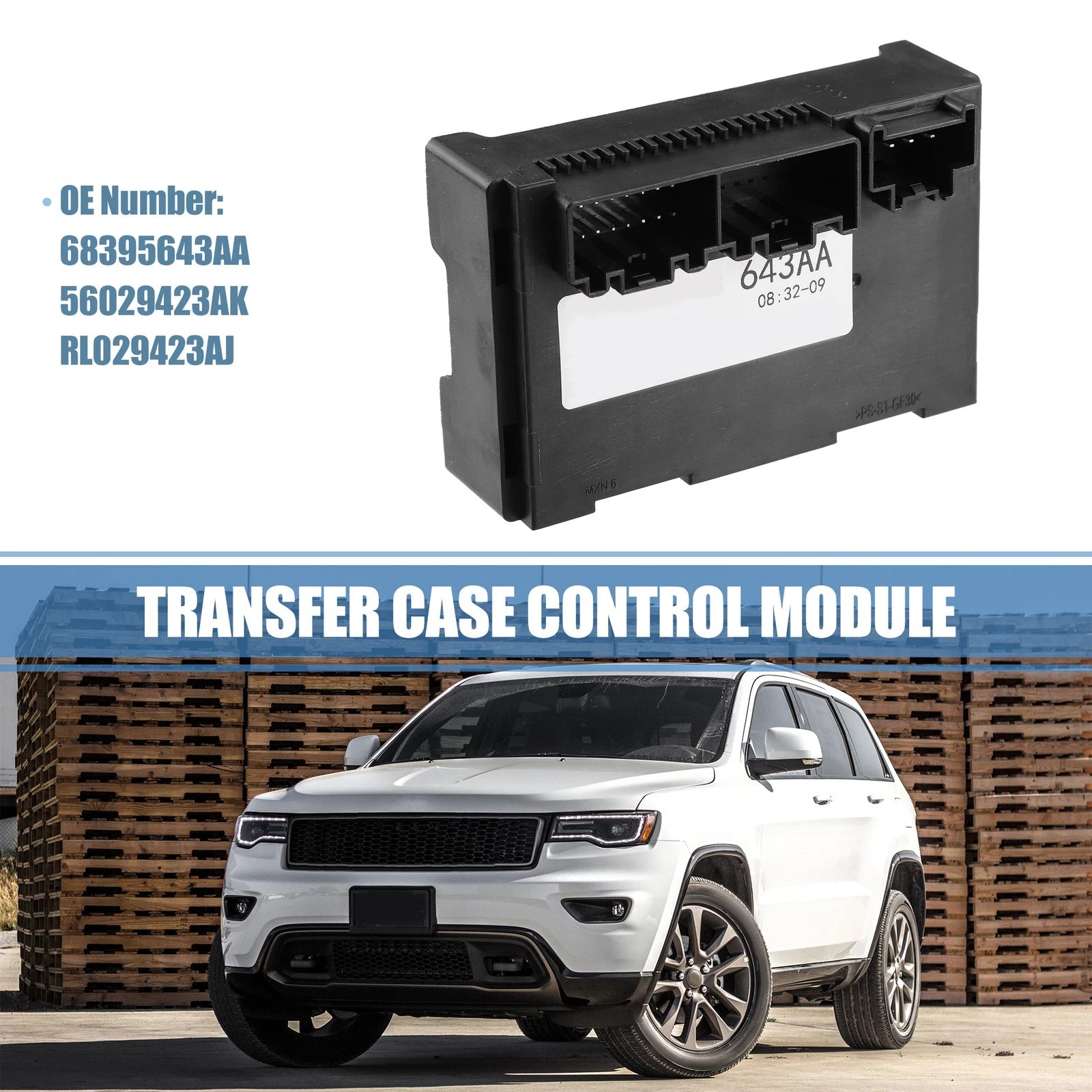 Transfer Case Control Module for Dodge Durango 2011–2013 Replacement