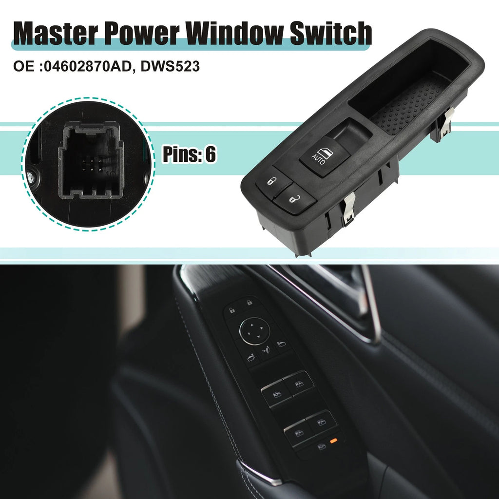 Front Passenger Side Master Power Window Switch for Dodge Ram 2500 (2010)