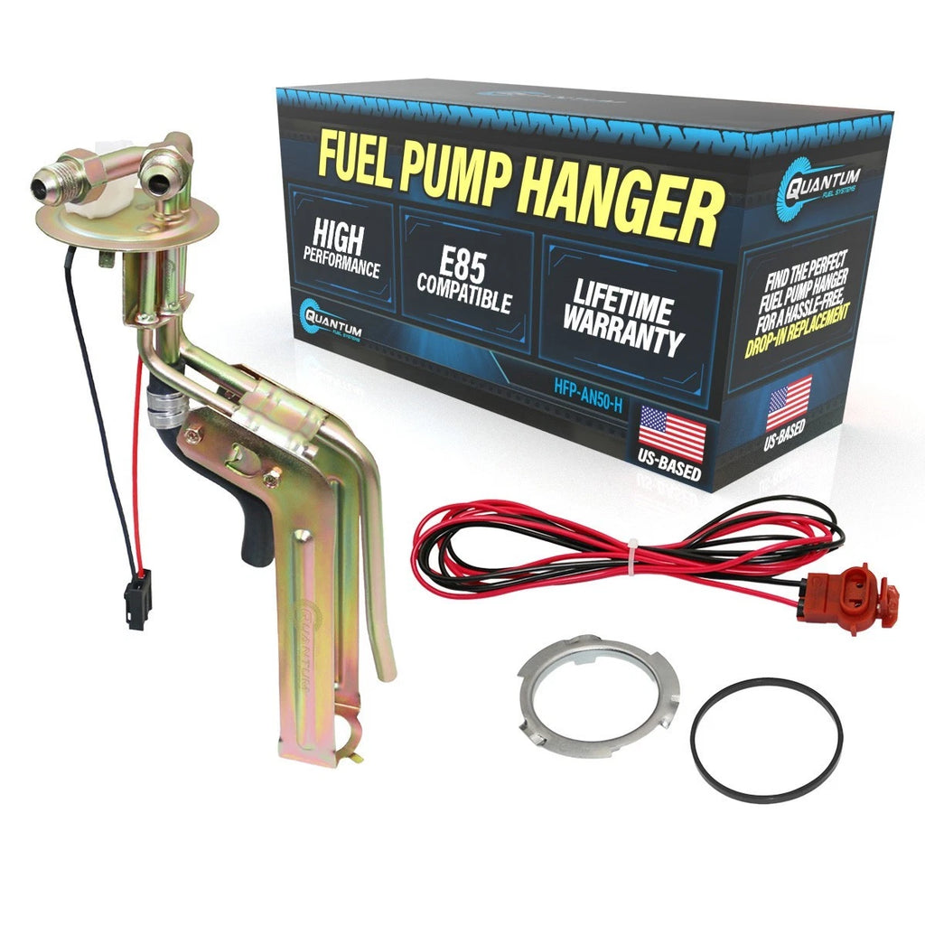 Stainless 8AN/6AN Fuel Pump Hanger for Fox/SN95 Mustang (E85 Safe)