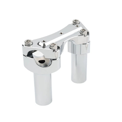 3.5" Chrome Handlebar Riser & Top Clamp for Harley Dyna Tour Road Glide
