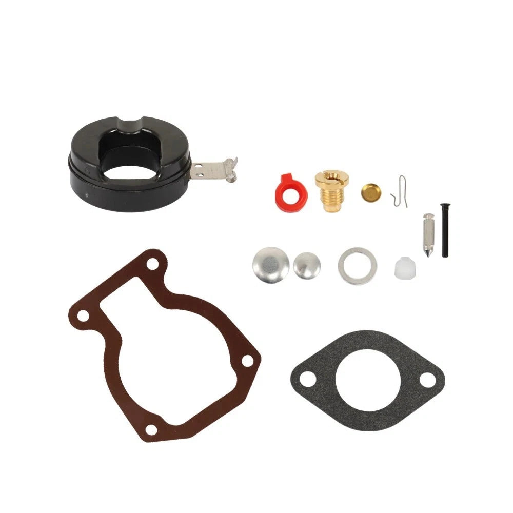 Carb Kit w Float for Johnson Evinrude 4hp to 15hp (1974–1988)