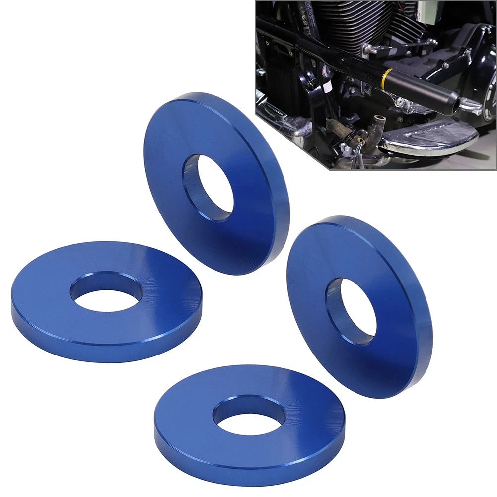 Set of 4 Engine Saddlebag Crash Bar Decorative Spacers for Harley Softail Road Glide
