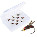 Set of 4 Fly Fishing Baits with 2010 Hooks