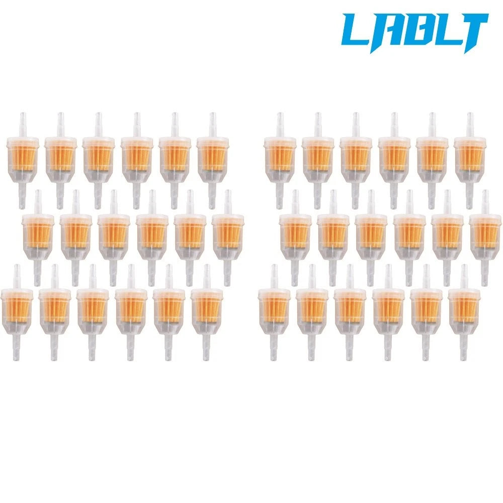 Gas Inline Fuel Filter 1/4" x 5/16" for Kawasaki Kohler Briggs (36 Pack)