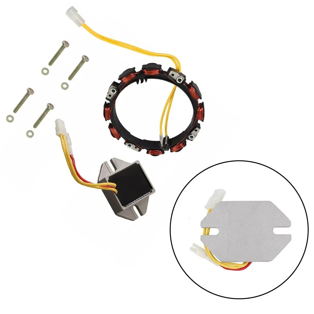 Set of 2 Stator Alternator Components for Efficient 696458 (10/16 Amp)