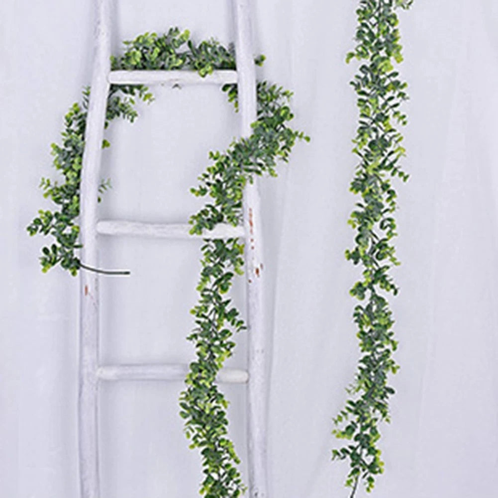 Eucalyptus Vine Greenery for Office Hanging Decor (Plastic Rattan)