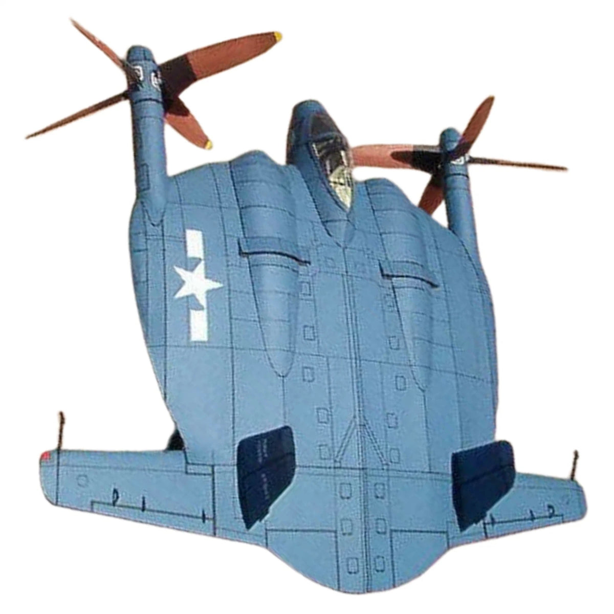 1:32 XF5U-1 Flying Pancake Fighter Aircraft Model Kit