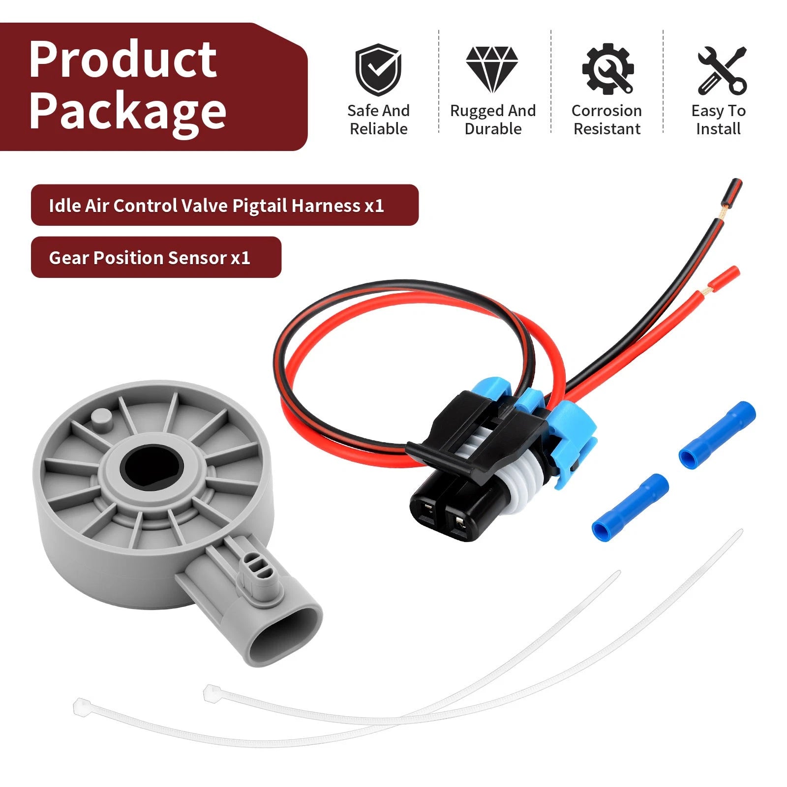 Gear Position Sensor w/ Harness for Polaris PRO XD 2000D 4000D (2019–2021)