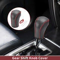 Gear Shift Knob Cover Red Faux Leather for Mazda CX-5 (2012–2023)