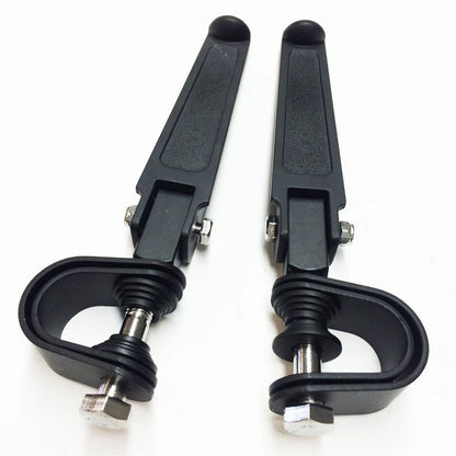 1 1/4" U-Clamp Footpegs for Harley Sportster (2004–2023) Black