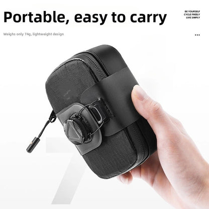 Self Locking Saddlebag for Bicycle (8x4.5x8cm)