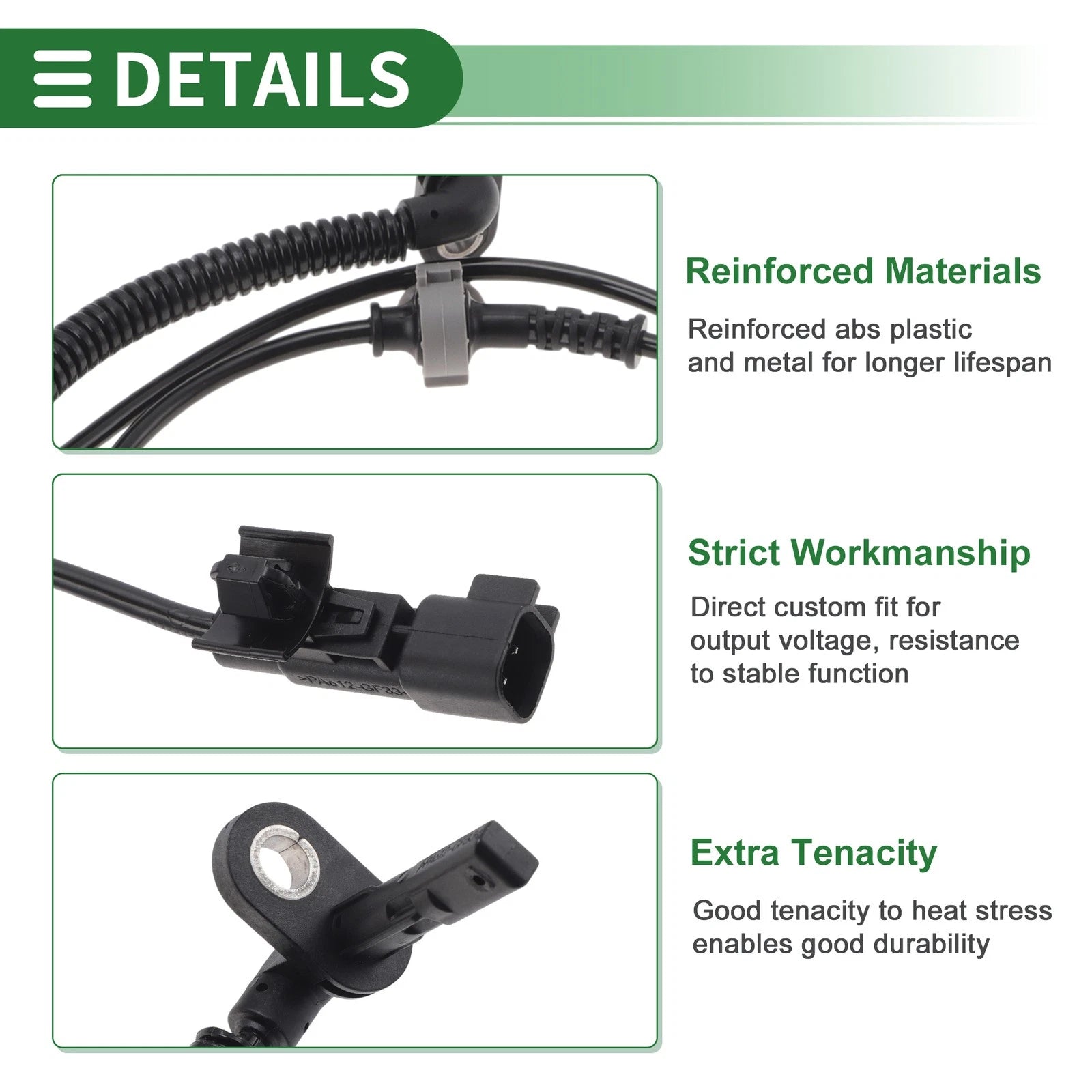 ABS Wheel Speed Sensor Front Left for Chevrolet Cruze (2016–2019)