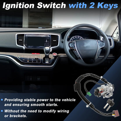 Ignition Lock Cylinder Switch W/2 Keys for Honda Odyssey (2003–2004) 35100S0X305NI