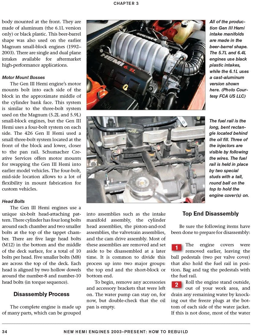 Chrysler Hemi Engine Rebuild Manual for Chrysler Models