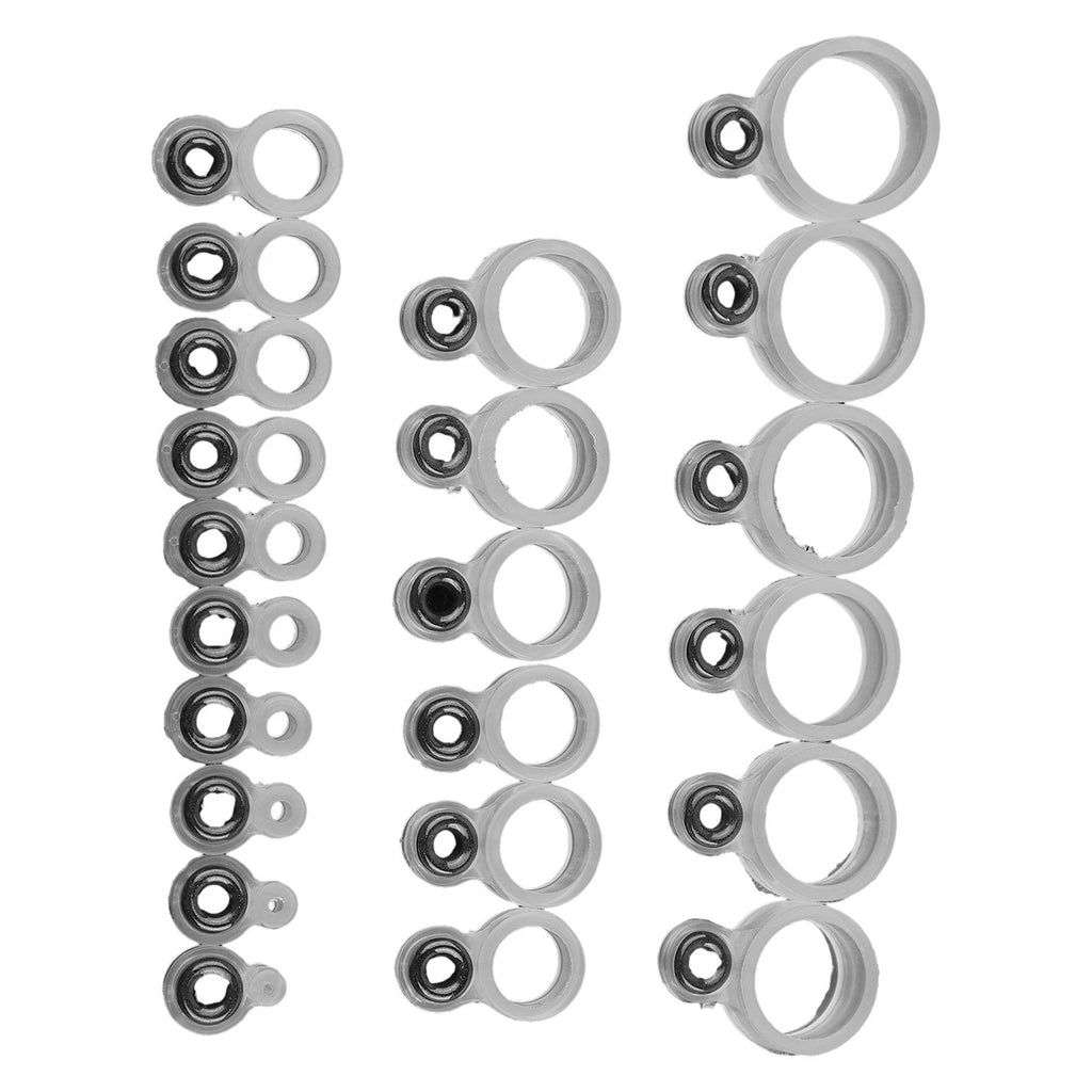 Fishing Rod Guide Wire Ceramic Ring Tip Repair Kit for (14/22x)
