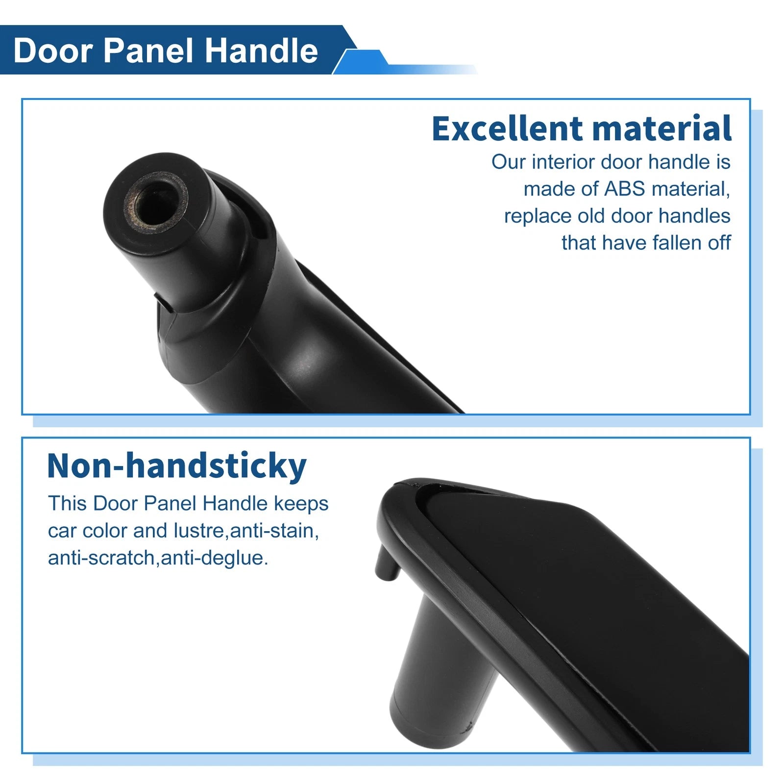Inner Door Panel Handle for VW Passat B5 (2001–2005) No. 3B4867372 Black