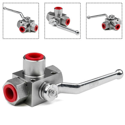 NPT12 Three Way Carbon Steel Valve for Optimized Performance