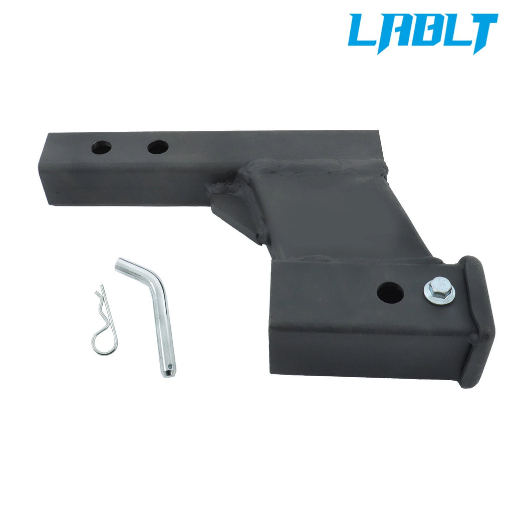 Adjustable Hitch Adapter 2 Inch Receiver for Universal Vehicles (7500LB)